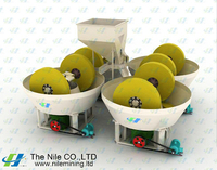 Fraiseuse verticale à double rouleau Ciq Wet Pan Mill For Gold China Placer Gold Wet Pan Mill