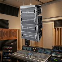 Haut-parleur Line Array externe à trois voies de performance professionnelle de grande envergure, série LS3 MRL, avec aimant néodyme, 8 Ohm 250W, enceinte en bois LF