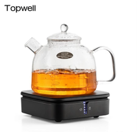 NOUVELLE THÉIERE EN VERRE MODERNE POUR LA MAISON, CAPACITÉ 1000ML-1800ML, EN PROMOTION