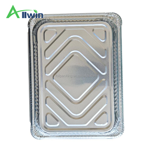 Barquettes en aluminium jetables de qualité alimentaire de marque OEM, 1100 ml, approuvées par la FDA, <span class=keywords><strong>prix</strong></span> direct d'usine, barquette en aluminium - Product Image 2