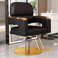 Fauteuil de Coiffure Professionnel Moderne pour Salon de Beauté et Barbier – Chaise de Barbier Relevable pour Femme – Vente en Gros