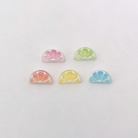 Fruit Oranje Plak Hars Bedels Miniatuur Mandarijn 15Mm Voor Nagel Bedels, Slijm Benodigdheden, Sieraden Maken Diy Accessoires