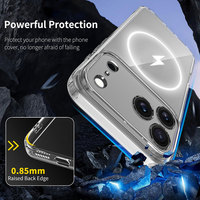 Étui de téléphone OEM/ODM avec protection d'écran et de caméra surélevée et protection supplémentaire des bords pour iPhone 18/18 Pro/18 Pro Max