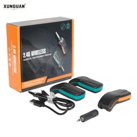 Système de micro sans fil pour guitare XUNGUAN GT-200 2.4G, émetteur audio 6.35mm rechargeable pour micros d'instruments