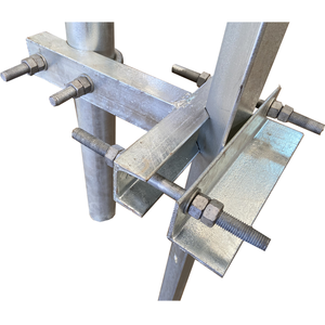Antennes de télécommunication GSM en acier galvanisé à chaud, antennes de télécommunication, antennes de télécommunication, <span class=keywords><strong>poteau</strong></span> de montage mural de 3 m - Product Image 4