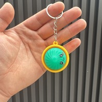 Gantungan Kunci Mini Dumpling Clicker, Boneka Lembut Lucu, Dapat Dikustomisasi, Gantungan Tas Promosi, Hadiah Blind Box, Hadiah Kecil