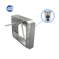 Wan Cartoon Portillon tripode avec lecteur NFC et unité de distribution et d'acceptation de pièces pour toilettes publiques