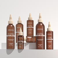 Ensemble d'emballages pour soins capillaires pour huile et sérum, flacon applicateur transparent de 50 ml à 240 ml avec boîte en carton pour les marques de salons