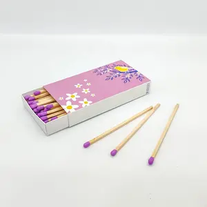 4 inch wholesale cheap own brand custom box safety matches long stick candle matches