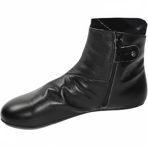 <b>Men's</b> Islamic Mast Khufu Kuffain Zipper Stretch Soft Halal Goat Leather <b>Socks</b> <b>Slippers</b> Wholesale Price With Customize Logo - Product Image 1