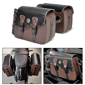 Accessoires de moto, sacoche de selle de moto, paire de sacoches latérales, ajustement universel, Cruiser Touring, boîte de rangement, Davidson - Product Image 3