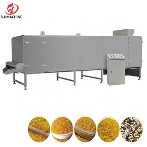 Ligne de production automatique motorisée de <span class=keywords><strong>couscous</strong></span> de riz extrudé et expansé, machine d'extrusion haute vitesse en acier inoxydable - Product Image 3