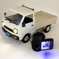 Voiture RC tout-terrain WPL D12 1/10 2WD 2.4Ghz, camion de drift et d'escalade, simulation 1:10, véhicule RC tout-terrain pour garçons