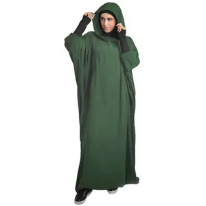 Wholesale Comfortable Overhead Women Prayer Long Dress Abaya Muslim Burqa Ramadan Kaftan Jilbab Robe
