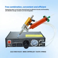 Système de distribution : Machine de distribution miniature entièrement automatique de précision pour adhésifs silicone UV et AB avec valve de distribution