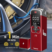 Gonfleur de pneus numérique avec écran LCD, ABS, 12V, jauge de pression précise, réglage PSI, 150 PSI, certifié CE pour pneus de voiture et de moto