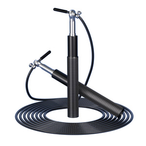 Cuerda para saltar con mango de aluminio, cable de acero de 2,8 m, entrenamiento duradero para principiantes, competiciones, examen de ingreso a la escuela secundaria - Product Image 1