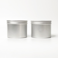 Pot en aluminium 60g 100g Récipient cosmétique en étain Cire pour cheveux Récipients cosmétiques Boîte d'emballage de thé 50ml 100ml 150ml 200ml 250ml