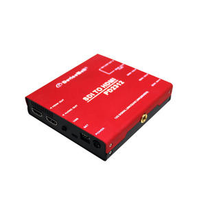 DeviceWell PD2312 4K 12G Single Link Quad Link Conversion de fréquence à fibre optique <span class=keywords><strong>Convertisseur</strong></span> vidéo de désintégration audio - Product Image 6