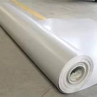 Membrane imperméable en TPO blanc écologique, résistante au vent et durable pour les usines, les entrepôts et les bâtiments publics