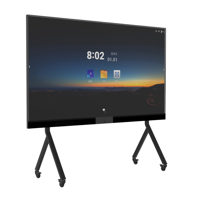 108'' 135" 163'' 4K UHD COB All-in-One LED Display P0.9 Micro LED Video Wall with 20-Point Touch Screen for Conference Room