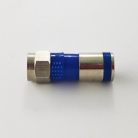 Proveedor Chino de Cable de Antena de 75 ohmios, Conector de Compresión Tipo F Coaxial RF Eléctrico a Prueba de Agua para Cable RG6