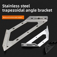 Support d'angle universel en acier inoxydable, fixation à trois côtés, modèle de fixation multifonctionnel à montage inversé