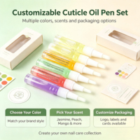 Stylo d'huile revitalisante pour cuticules Salon Essential, écologique, avec embout pinceau, adoucit et nourrit, produits de soin des ongles pour manucure