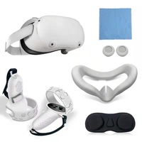 Ensemble complet de housse de protection en Silicone 4 en 1 pour Oculus Quest 2 VR, accessoires, nouvel arrivage 2023