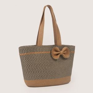 Wholesale Female Beach <b>Bag</b> and Cowboy Straw <b>Hat</b> Set Sports Tote Shoulder <b>Bag</b> with Breathable Comfort - Product Image 2