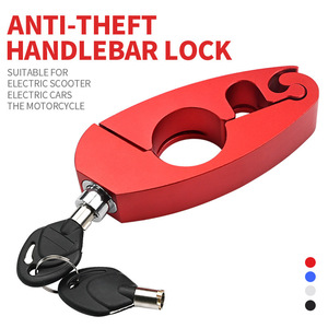 Bloqueo antirrobo para manillar, aleación de aluminio para bicicletas, motocicletas, bicicletas eléctricas y scooters a batería - Product Image 1