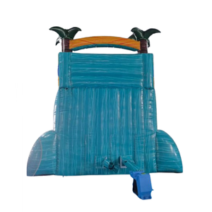 Yaz su kaydırağı havuzu ile şişme slayt pvc waterslider ticari su kaydırağı ıslak kuru slaytlar - Product Image 4