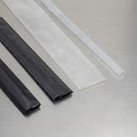 Tube thermorétractable XJ PVDF haute résistance mécanique, transparent, épaisseur de paroi 0,25 mm, avec service de découpe pour la protection des fils