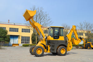 Equipo de Construcción para Excavación y Carga, Retroexcavadora Hidráulica con Cucharón Frontal y Brazo Excavador Trasero, Retroexcavadora 388 - Product Image 6