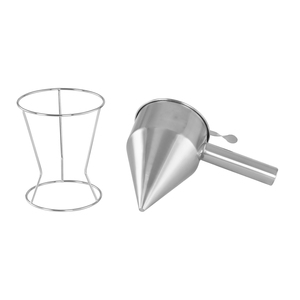 Ustensiles de cuisine en acier inoxydable en gros pour la cuisson : entonnoir de séparation, passoire, distributeur, fabrication de bougies, pâtisserie, takoyaki - Product Image 3