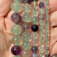 Vente en gros Oeil de tigre Lapis Lazuli Quartz rose Améthyste Pierre naturelle Bracelets noirs en vrac Collier Making-4mm de bijoux à bricoler soi-même 10mm