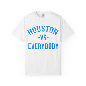 Maglietta Houston vs Everybody (testo blu H-Town) - Product Image 1