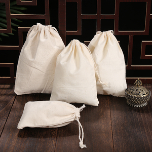 Bolsas de Algodón Orgánico con Cordón, Reciclables y Aptas para Lavadora, de Fabricantes de Bolsas, con Impresión de Alimentos, Blancas, para Café - Product Image 2