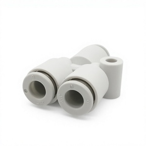 ข้อต่อลมแบบกดเร็ว YIIDNN KQ2U Y รุ่น One-touch ข้อต่อสามทางสำหรับท่อลม รับประกัน 6 เดือน - Product Image 3