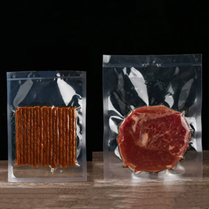Food 3 Side Seal Sealer Bags Custom <strong>Printed</strong> Plastic Heat Sealing Storage Freezing Packaging Nylon High clear Vacuum Bag for <strong>Meat</strong> - Product Image 1