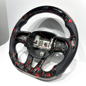 Setir Mobil Serat Karbon Tempa LED/merah Cocok untuk Dodge Challenger Charger RT Durango SRT Scat Pack 392 Chrysler Jeep - Product Image 2
