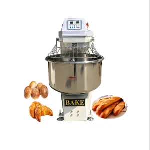 Industrial Commercial Heavy Duty 200L Bread Flour Mixer Machine 50Kg 100Kg Spiral Dough Mixer