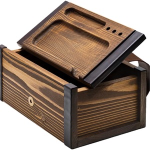 Nouveaux accessoires pour fumeurs : Grinder, boîte de rangement en bambou pour herbes, plateau à rouler, conteneur de rangement pour pipes et feuilles à rouler, pour cadeaux - Product Image 1
