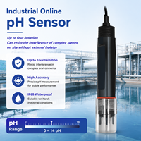 Capteur de pH industriel 0-14 RS485 4-20mA Sortie de tension numérique Système de surveillance du pH de l'eau de mer pour tour de refroidissement chimique