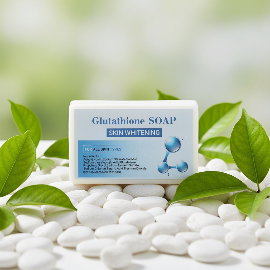 skin white soap with glutathione Sanfe Glutathione+Niacinamide+Vitamin C Brightening Soap | Hydrating,  Minimizes pigmentation, Removes Dead Skin | Skin whitening soap for women  and men main image 0