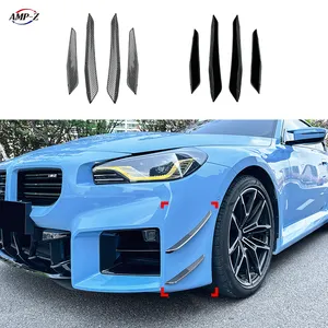 G87 fibra di carbonio Look plastica griglia paraurti anteriore Tunning carrozzeria Auto per BMW M2 G87 2023 +