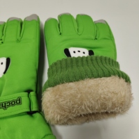 Gants de ski d'hiver unisexes imperméables à cinq couches épaisses pour le snowboard