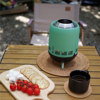 Brasero portable de table, poêle à granulés de bois, foyer extérieur sans fumée pour table