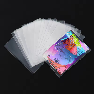 Manicotto Ultra chiaro porta carte con maniche esatte da scambio trasparenti giochi da tavolo custodia protettiva lucida ologramma - Product Image 1