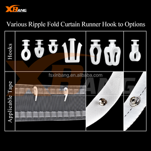 Ruban de rideau flexible S Wave avec clous en acier inoxydable S Ripple Fold Curtain Track WIFI Tape Accessoires de rideau - Product Image 5